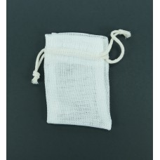 3"X4" White Burlap Pouches (Lot of 1 Poly Bag - 6 pcs. Per Poly Bag) SALE ITEM